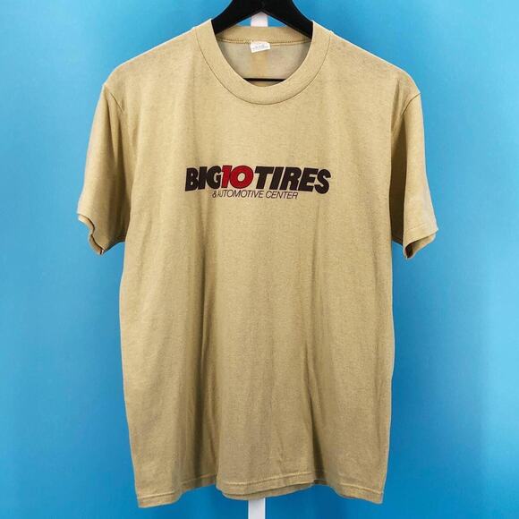 80s Big 10 Tires & Automotive Center tshirt 1980s vintage - Picture 1 of 4